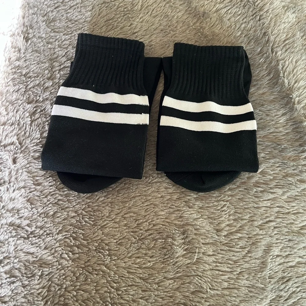 NWOT Stripped Knee High Football Socks Soccer Hockey Short Long Tube Stocking